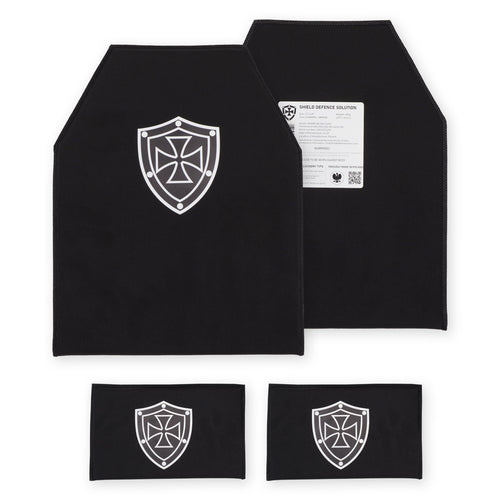 28 × 36 cm Zachte kogelwerende insert set – Voor-, achter- & zijpanelen