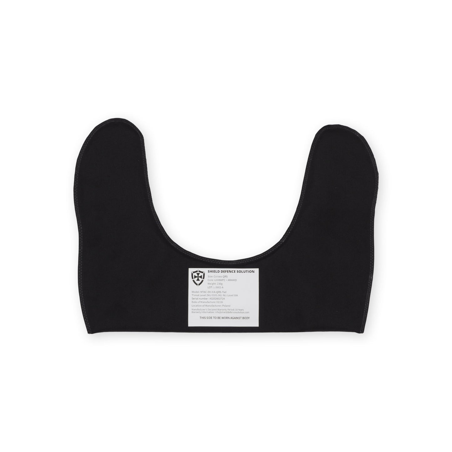 M-Tac Cuirass schouderdemper zachte kogelwerende insert