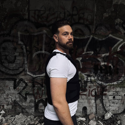 Kogelwerend covert vest – zwart