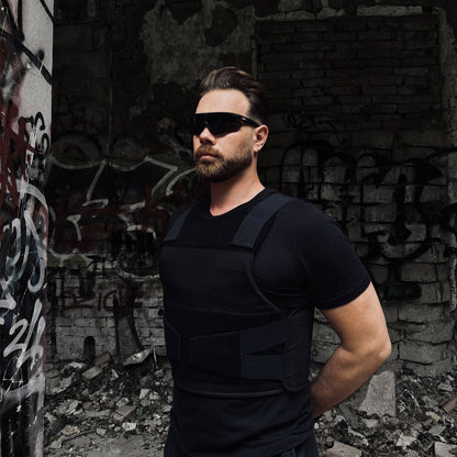 Kogelwerend covert vest – zwart