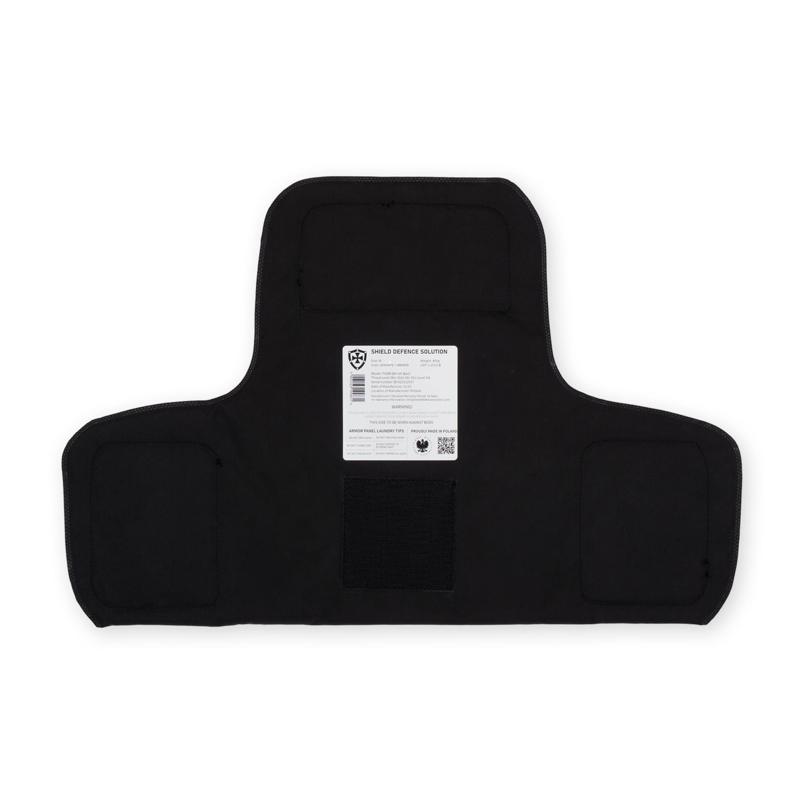 THOR MCVS Soft Armor Inserts | Front & Back Protection - Shield Defence Solution